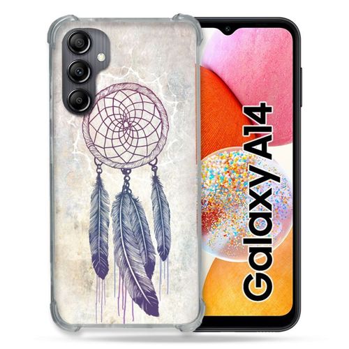 Coque Renforcée Pour Samsung Galaxy A14 4g / 5g Zen Attrape Reve Blanc