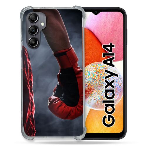 Coque Renforcée Pour Samsung Galaxy A14 4G / 5G Sport Boxe Gant Rouge
