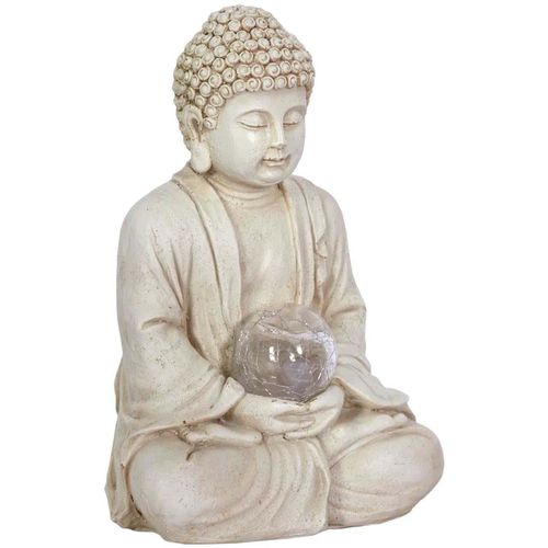 Lampe Solaire En Résine Bouddha