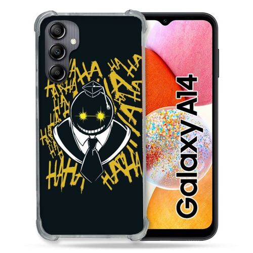 Coque Renforcée Pour Samsung Galaxy A14 4g / 5g Manga Assassination Classroom Kuro Noir