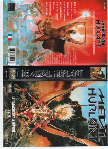 Jaquette De La Vhs Du Film - Métal Hurlant La Machine À Rêver.