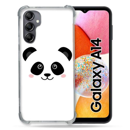 Coque Renforcée Pour Samsung Galaxy A14 4g / 5g Animal Panda Blanc