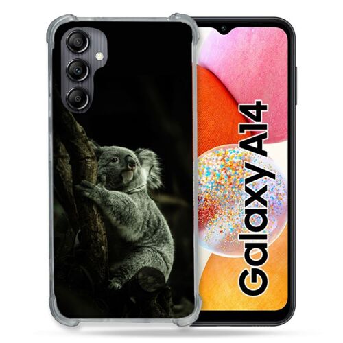 Coque Renforcée Pour Samsung Galaxy A14 4G / 5G Animal Koala Noir