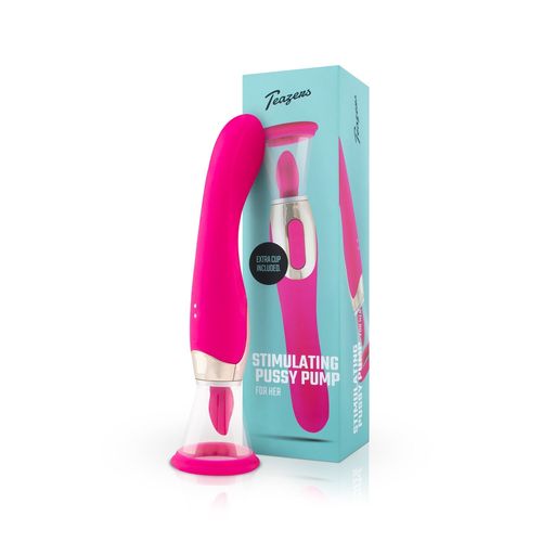 Pompe Pleasure Pump Avec Vibromasseur Pour Point G - Rose