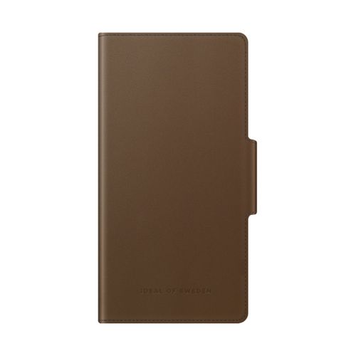 Étui pour iPhone 13 Pro Folio Luxueux avec Porte-cartes IDEAL OF SWEDEN Marron
