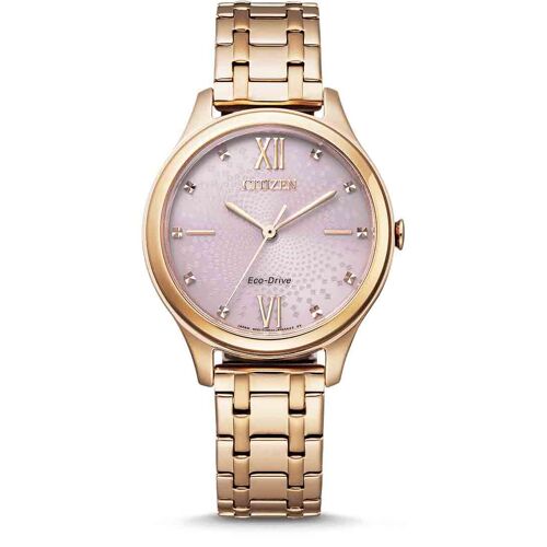 Citizen Montre Ip-Rosé Analogique Femmes Em0503-75x