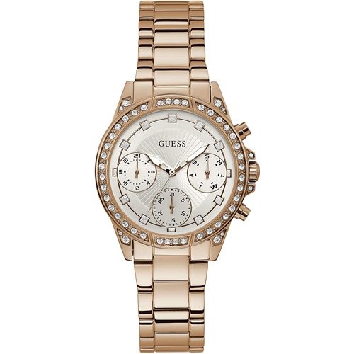 Guess Montre Ip-Rosé Multi-Cadrans Femmes Gemini W1293l3