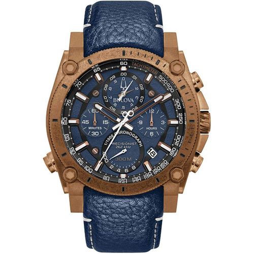 Bulova Montre Bleu Chronographe Hommes Precisionist 97b186