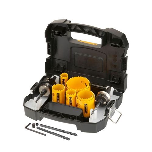 Coffret scies-cloches bi-métal Dewalt 11 pièces