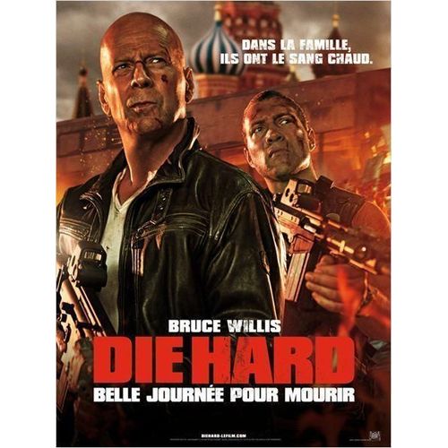 Die Hard 5 : Belle Journée Pour Mourir - Affiche Originale De Cinéma - Format 40x60 Cm - Un Film De John Moore Avec Bruce Willis
