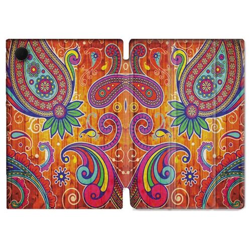 Housse Smart Cover Pour Samsung Galaxy Tab A9 Fleur Psychedelic