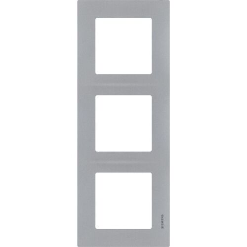 Plaque Delta Viva Siemens Triple - Silver