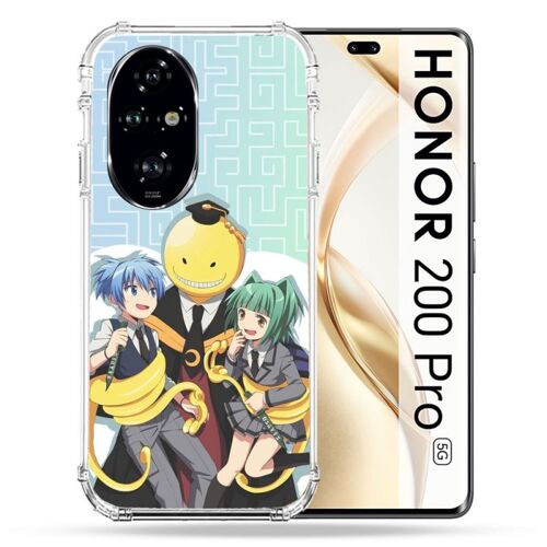 Coque Renforcée Pour Honor 200 Pro 5g Manga Assassination Classroom Kuro Trio