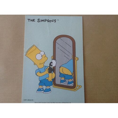 Carte Postale Thé Simpsons Bart