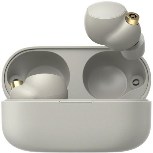 Sony WF-1000XM4 - Écouteurs sans fil avec micro - intra-auriculaire - Bluetooth - Suppresseur de bruit actif - argent