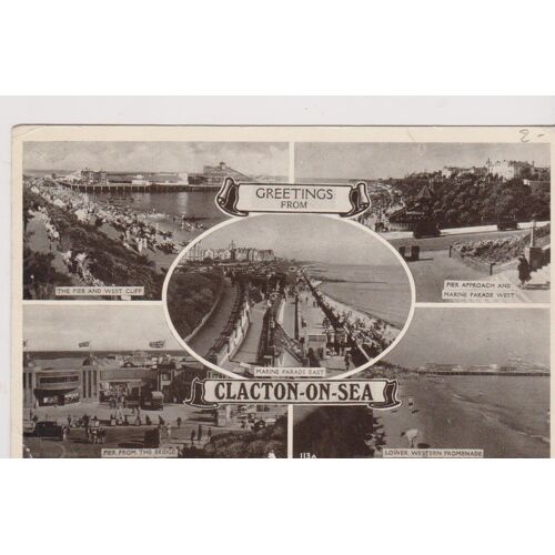 Greetings From Clacton-On-Sea - Essex - Marine Parade East - West - The Pier Inauguré En 1871 - Festival De Weeley 1971