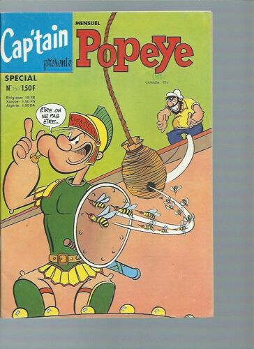 Cap'tain Présente Popeye Spécial # 78 ( Janvier 1973 ) : " Des Épinards Qui Font Grossir ! "