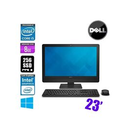 DELL OPTIPLEX 9030 AIO CORE I5 4590S 3.0GhzCore i5-3 GHz 8 Go 256 Go Go DVDRW Intel HD Graphics 4600 WIFI WEBCAM 23 Windows 10 Clavier+souris compatible AZERTY