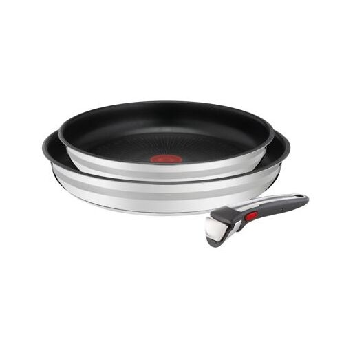 Poêles Et Casseroles À Poignée Amovible Inox Jamie Oliver Jamie Oliver Ingenio Batterie De Poêles (24/28 Cm + Poignée) - L9769173