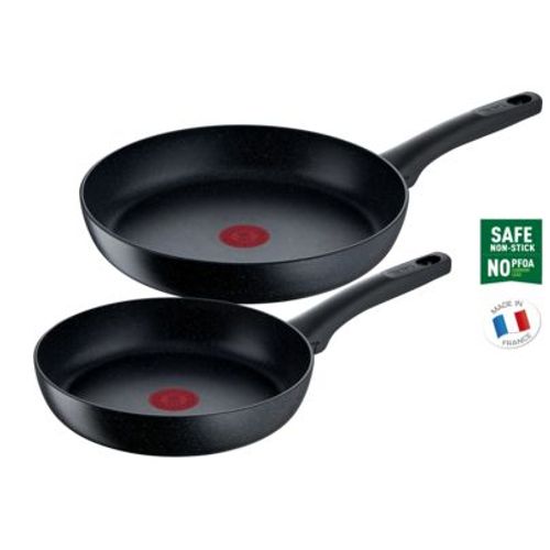 Tefal Black Stone Batterie De Poêles (24/28 Cm) - G2819123