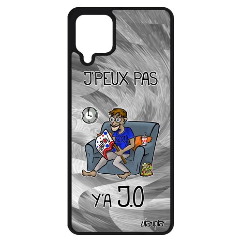 Coque A12 Silicone J'peux Pas Y'a Jo Jpeux Drole Je Bande Dessinée Portable Alu Humour Humoristique Supporter Texte Samsung Galaxy