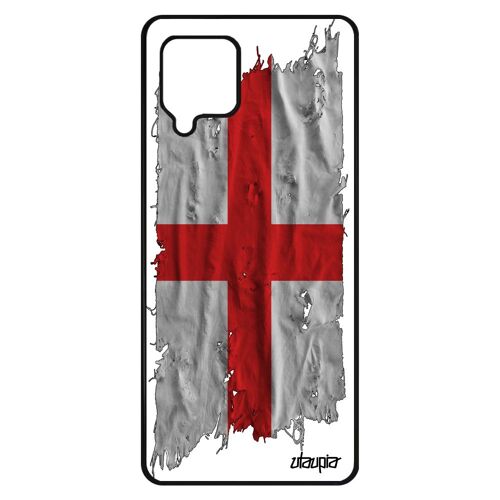 Coque A42 Silicone Drapeau Angleterre Anglais Royaume Unis Grande Bretagne Foot Uk Jeux Olympiques 4g Coupe D'europe Samsung Galaxy