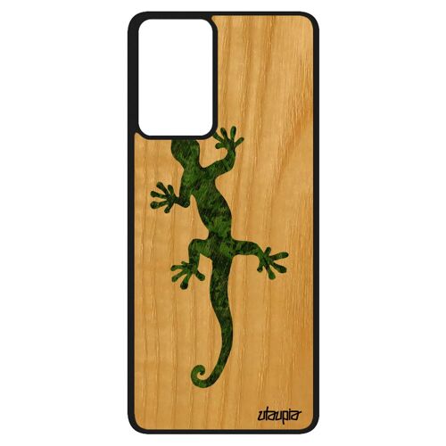 Coque En Bois Telephone Pour Galaxy A52s Silicone Salamandre Dessin 4g Vert Esprit Du Feu Case Noir Fantaisie Femme Reptile Samsung