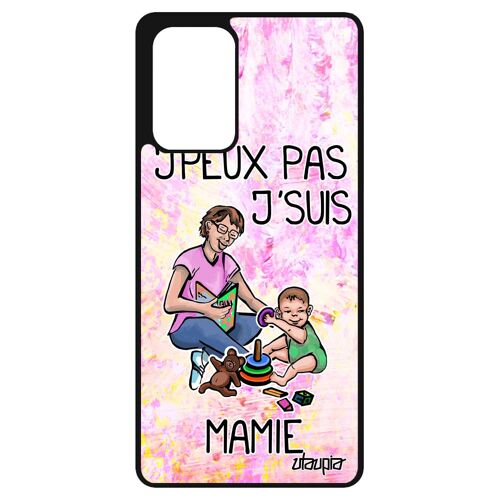 Coque A72 Silicone J'peux Pas J'suis Mamie Comique Drole Housse Je Portable Enfant Mamy Humour Grand Mere Mobile De Samsung Galaxy