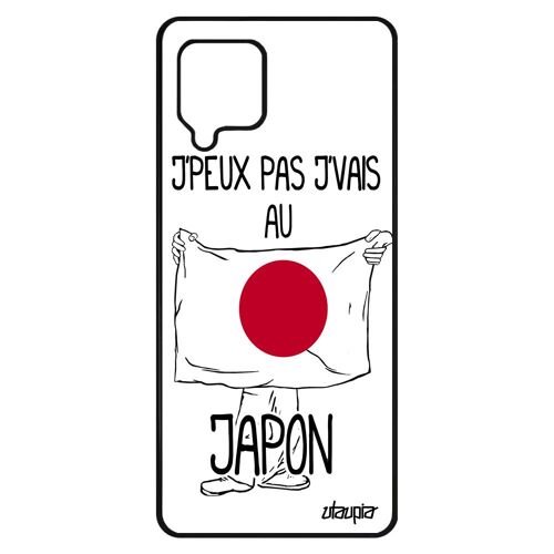 Coque J'peux Pas J'vais Au Japon Pour Samsung A42 Silicone Rugby Jo Coupe Du Monde Motif Foot Etui Smartphone Case Aluminium Galaxy