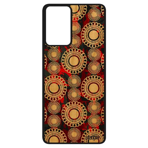 Coque Silicone Samsung A52s En Bois Motif Floral Coloré Paisley Indien Floraux Fille Bumper Imprimé Tpu Mobile 5g Fleur Case Galaxy