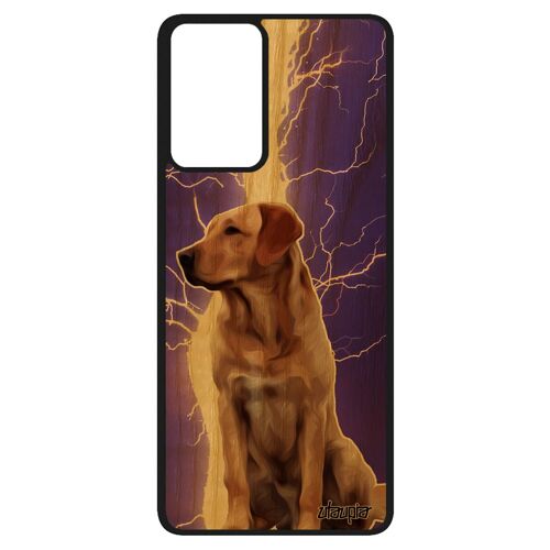 Coque Chien Pour A52s En Bois Silicone Golden Retriever Labrador Chiot Design De Protection Orage Animaux Antichoc Samsung Galaxy