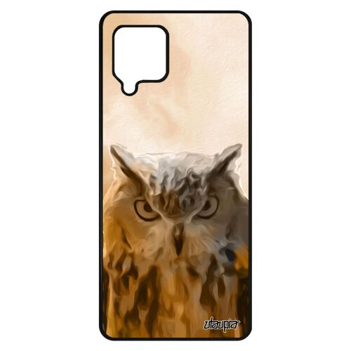 Coque Samsung Galaxy A42 Silicone Hibou Telephone Nuage Pas Cher 4g Antichoc Orange Ciel Chouette Animaux Design Oiseau Noir Metal