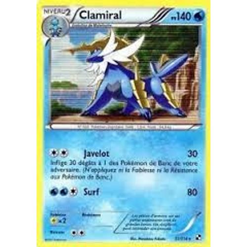 Clamiral 140pv 31/114 Holo