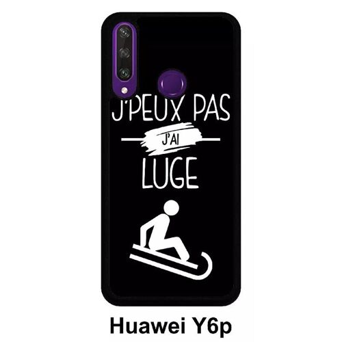 Coque Huawei Y6p - J Peux Pas J Ai Luge 2 - Silicone - Noir