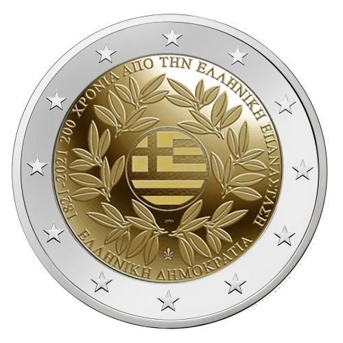 Grèce 2021 - 2 Euro Commémorative - Révolution Grecque - Unc