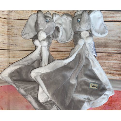 Doudou Elephant Dumbo Disney Baby Mouchoir Gris Blanc Disney Lot De Deux Doudous Elephants Jouets Bebe Naissance