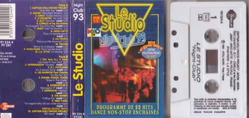 Cassette  Le Studio Night Club 1993 : 22 Hits Dance Non-Stop Enchainés   Captain Hollywood Imoon Ki