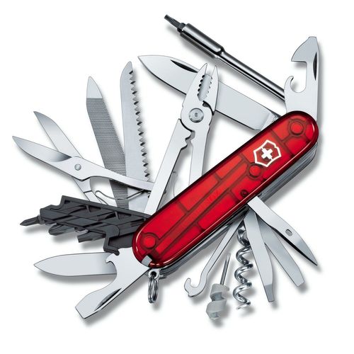 Couteau Suisse Victorinox 23 Pièces Cyber Tool 41 Rouge Translucide