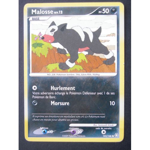 Malosse Niv12 Pv 50 Eveil Des Legendes