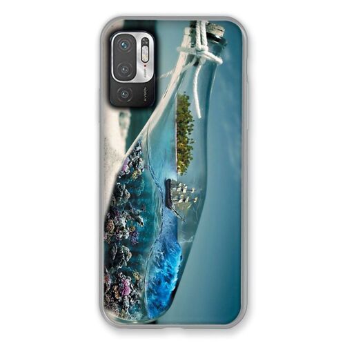 Coque Renforcée Pour Xiaomi Redmi Note 10 5g Mer Bouteille