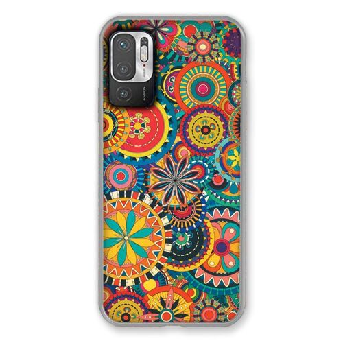 Coque Renforcée Pour Xiaomi Redmi Note 10 5G Psychedelic Roue