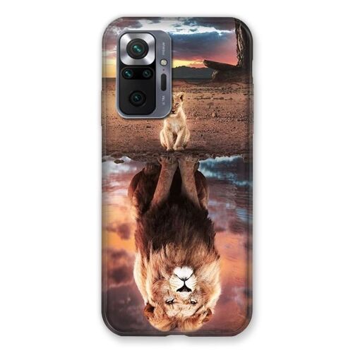 Coque Renforcée Pour Xiaomi Redmi Note 10 Pro 5G Lion Reflet