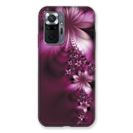 Coque Renforcée Pour Xiaomi Redmi Note 10 Pro 5G Fleur Violette Montante