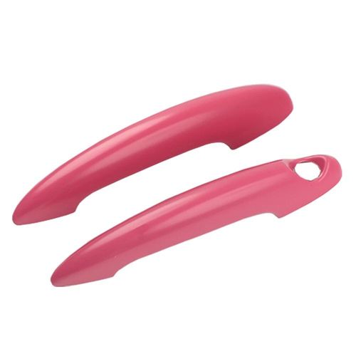 Autocollant De Couvercle De Poignée De Porte,Pour Mini Cooper S Jcw R50 R52 R53 R55 R56 R57 R58 R59 R61,2 Pièces/Ensemble,Accessoires De Style De Voiture - Type Pink