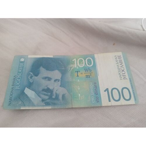 Billet 100 Dinars Yougoslavie