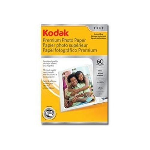 Kodak Premium Photo Paper - Papier photo brillant - 100 x 150 mm - 230 g/m² - 60 feuille(s)