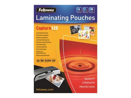 Fellowes - Pack de 100 - brillant - A5 (148 x 210 mm) pochettes plastifiées
