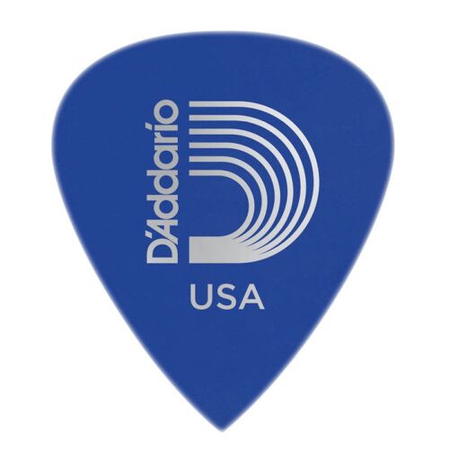 D'addario 6dbu5-100 - Lot De 100 Médiators Duralin Precision 1.00mm Medium Bleus