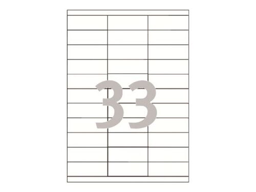 Avery - Blanc - 70 x 25.4 mm 3300 unités (100 feuille(s) x 33) étiquettes multi-emploi