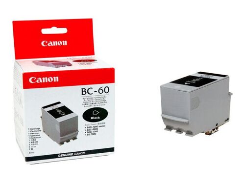Canon BC-60 - Noir - original - cartouche d'encre - pour BJ-F800; BJC-7000, 7004, 700J, 7100, 8000, 8200